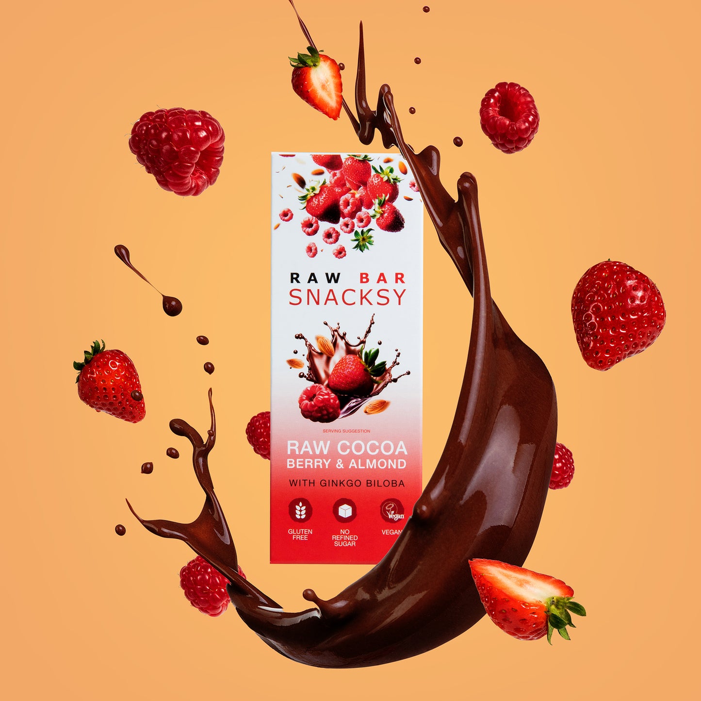 Raw Chocolate Very Berry with Gingko Biloba