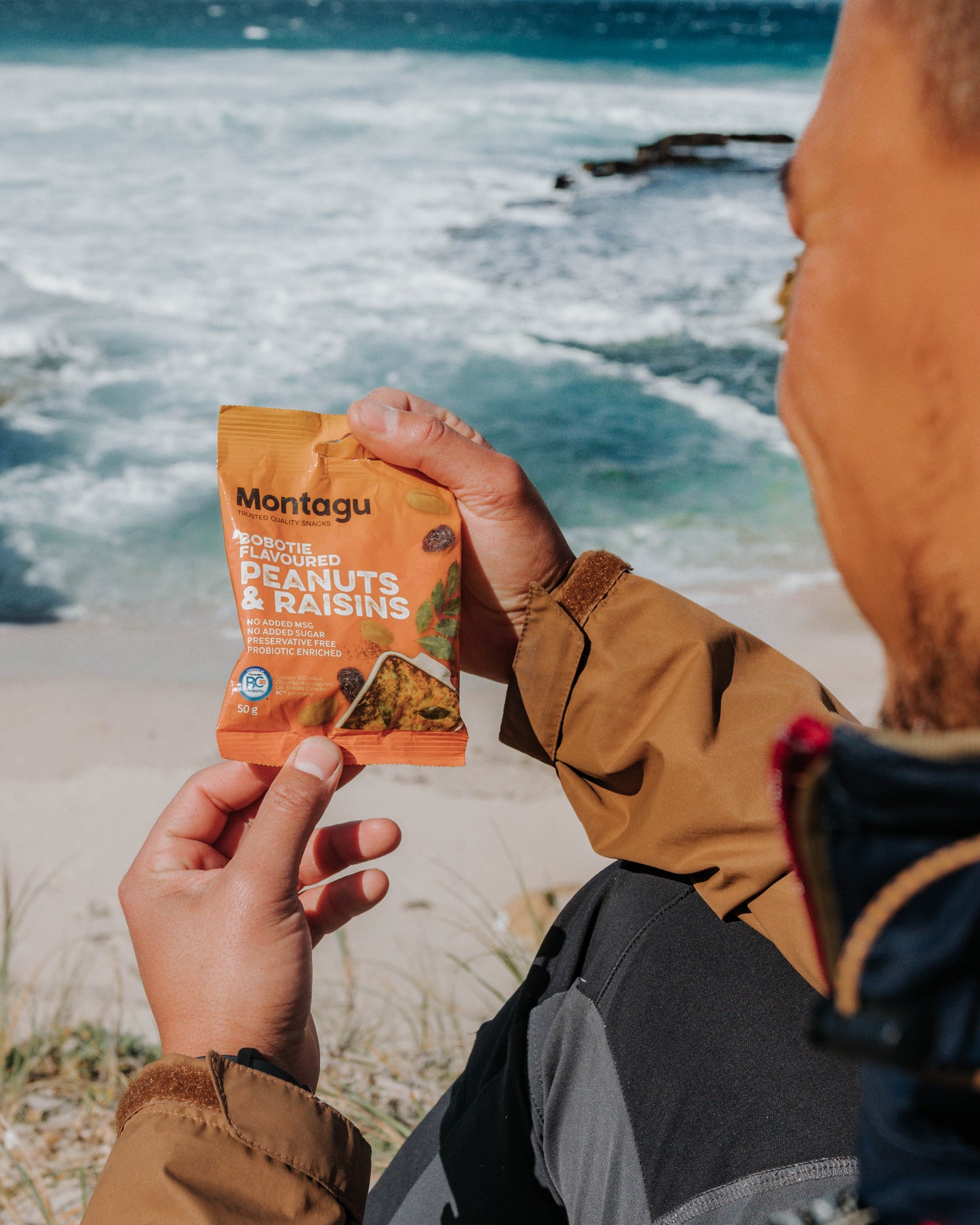 Montagu: Roasted Peanuts & Raisins Mix – Bobotie Flavoured 50g