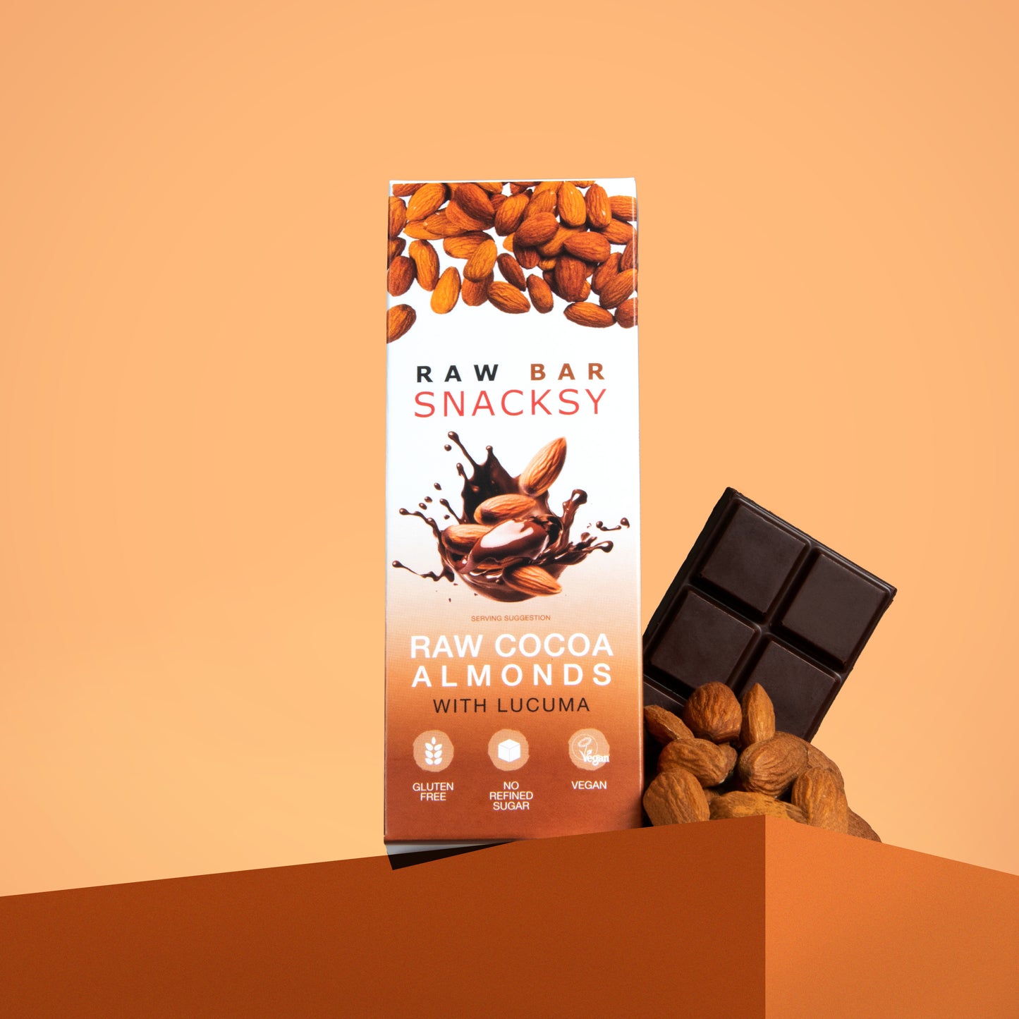 Raw Chocolate Almonds with Lucuma