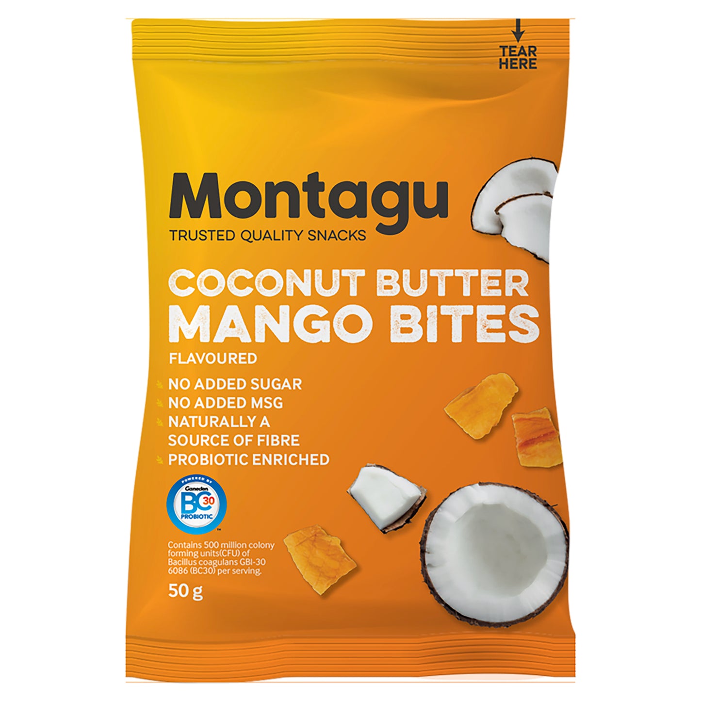 Montagu: Mango Bites - Coconut Butter Flavoured