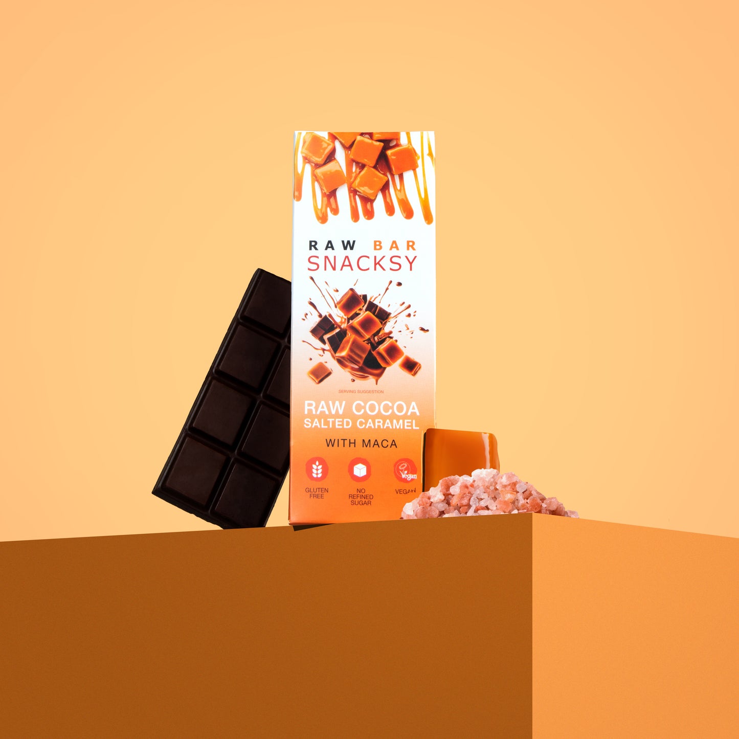 Raw Chocolate Salted Caramel with Maca