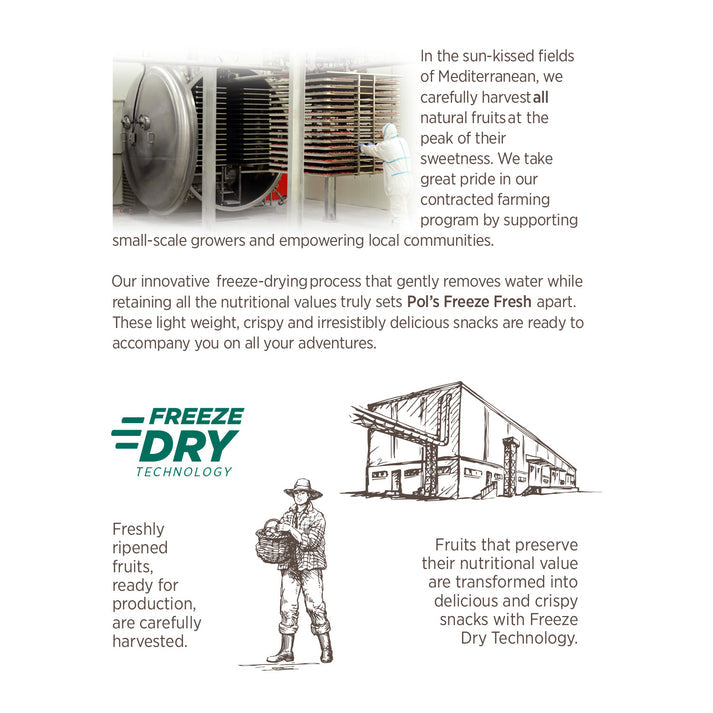 Blackberry & Apple Freeze-Dried Snacks | Pol's Freeze Fresh- 20g