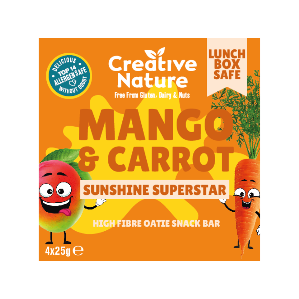 Mango & Carrot Kids Snack Bar – Multipack