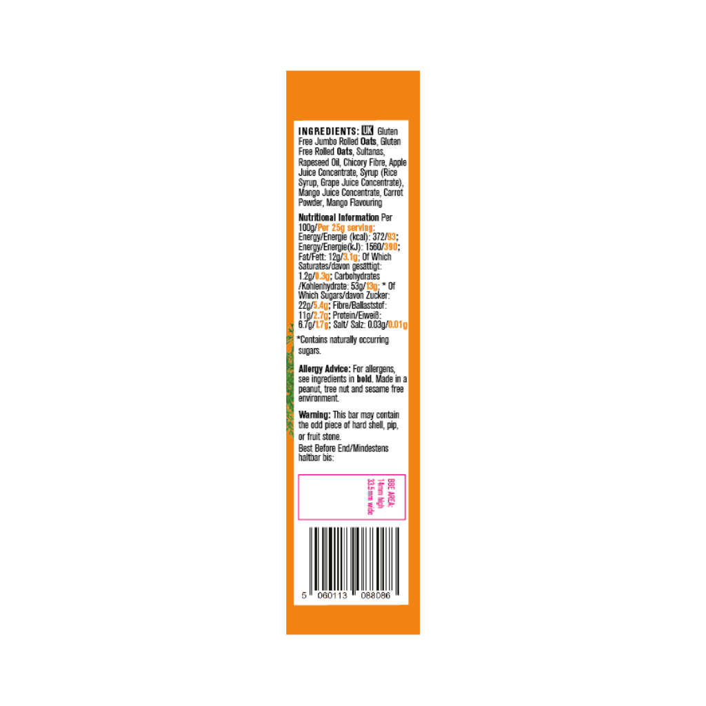 Mango & Carrot Kids Snack Bar – Multipack