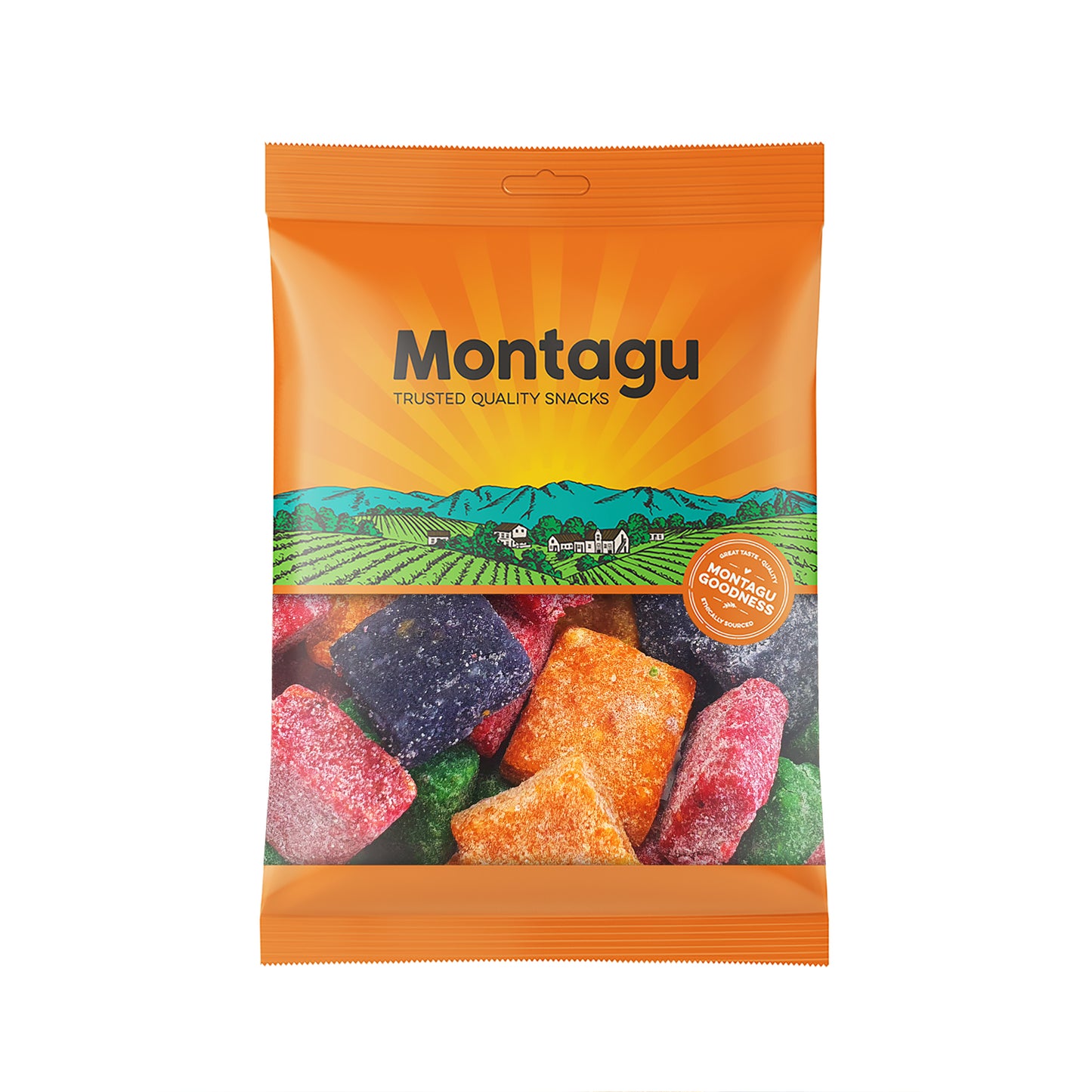 Montagu: Mixed Dried Fruit Cubes 100g