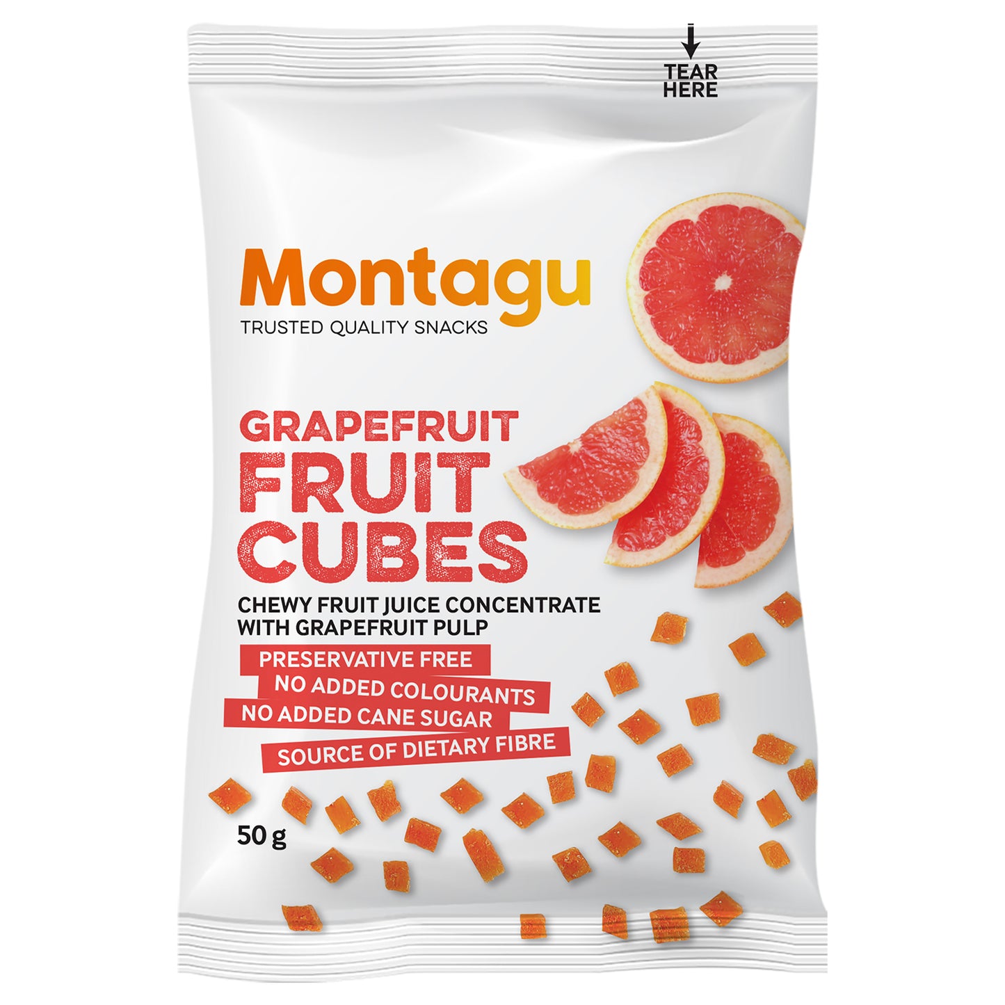 Montagu: Fruit Cubes - Grapefruit