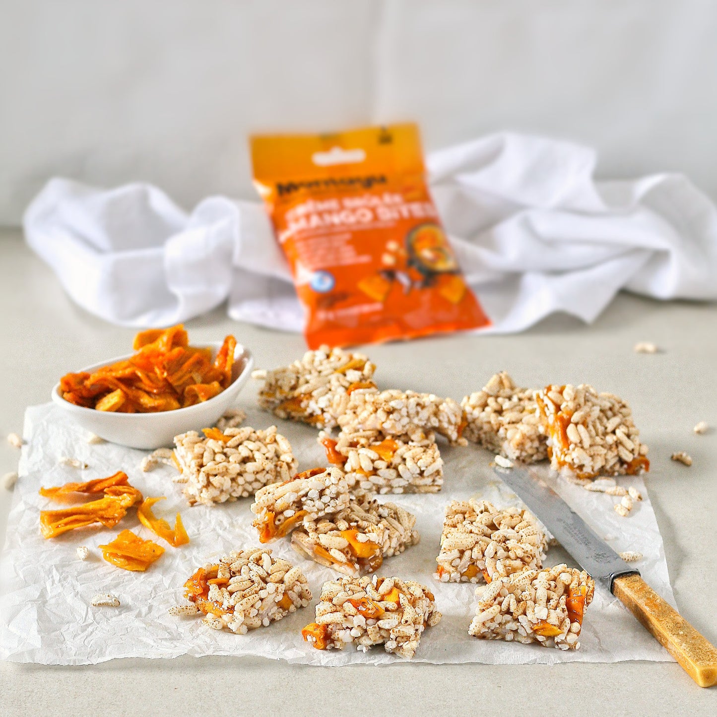 Montagu: Mango Bites - Crème Brulee Flavoured