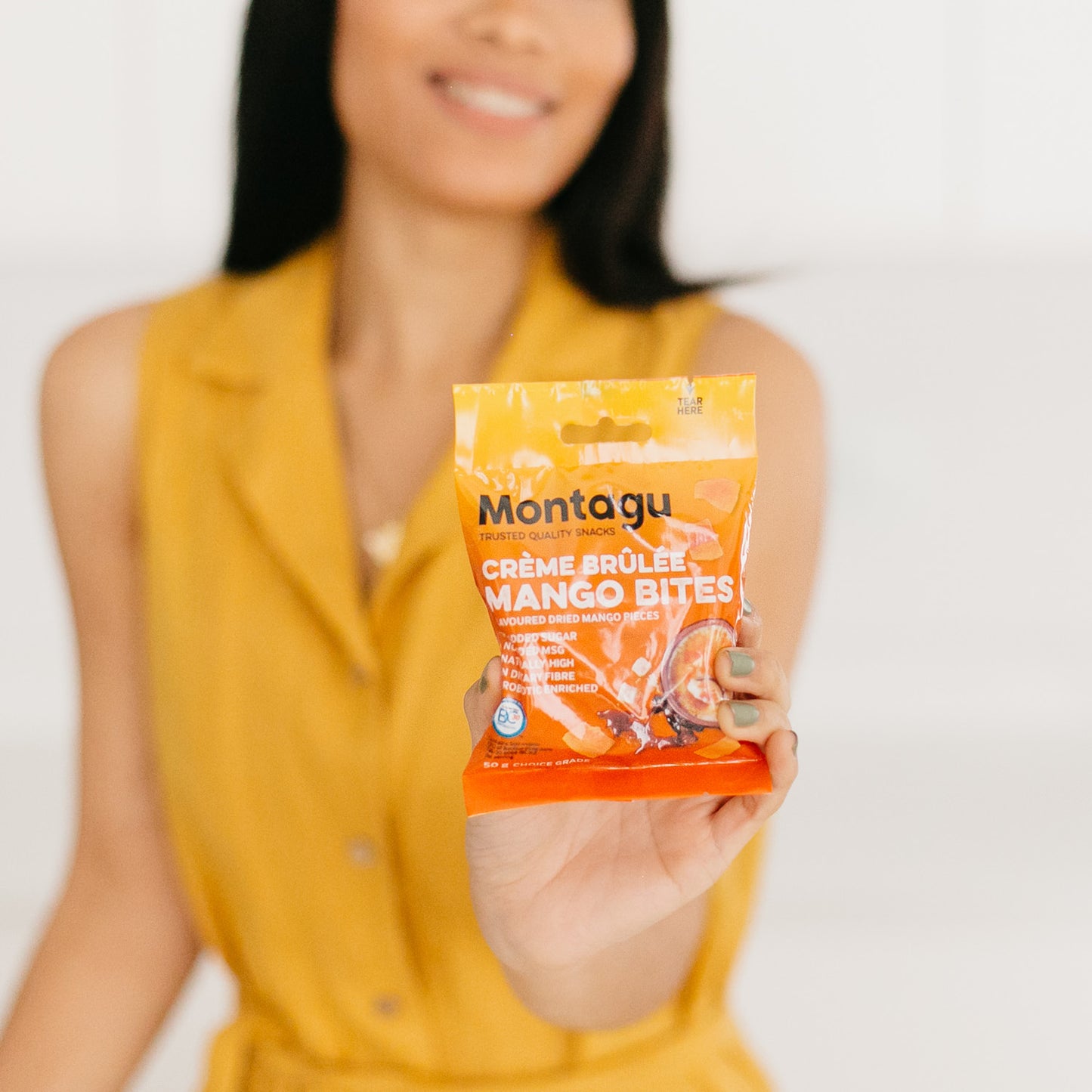 Montagu: Mango Bites - Crème Brulee Flavoured