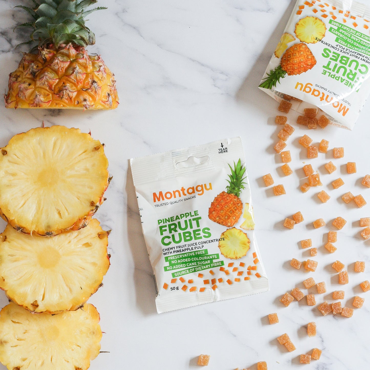 Montagu: Fruit Cubes - Pineapple