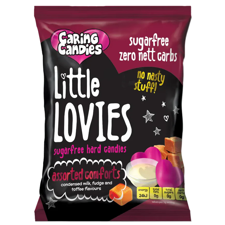 Sugar Free Candy: Little Lovies | 100g | Assorted Comforts