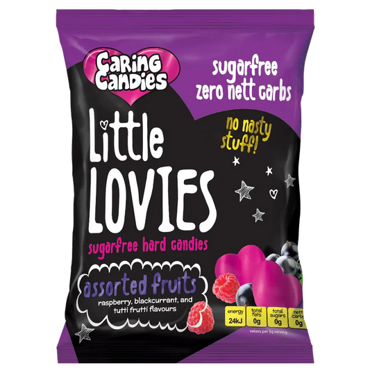 Sugar Free Candy: Little Lovies | 100g | Assorted Fruits