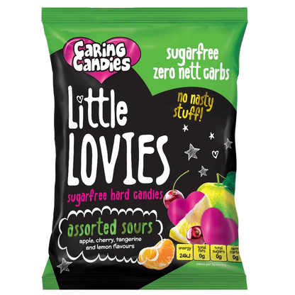 Sugar Free Candy: Little Lovies | 100g | Assorted Sours