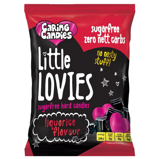 Sugar Free Candy: Little Lovies | 100g | Liquorice