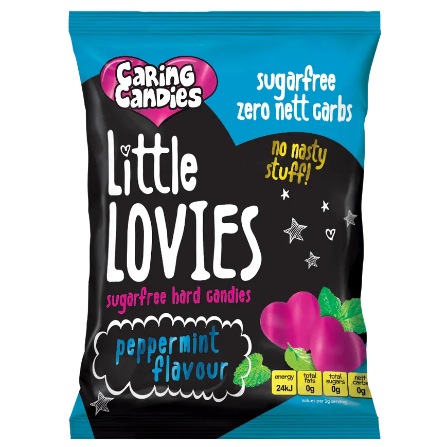 Sugar Free Candy: Little Lovies | 100g | Peppermint