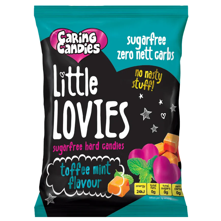 Sugar Free Candy: Little Lovies | 100g | Toffee Mint