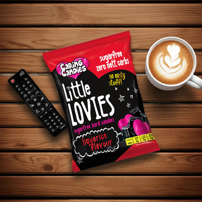 Sugar Free Candy: Little Lovies | 100g | Liquorice