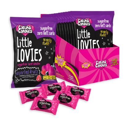 Sugar Free Candy: Little Lovies | 100g | Assorted Fruits