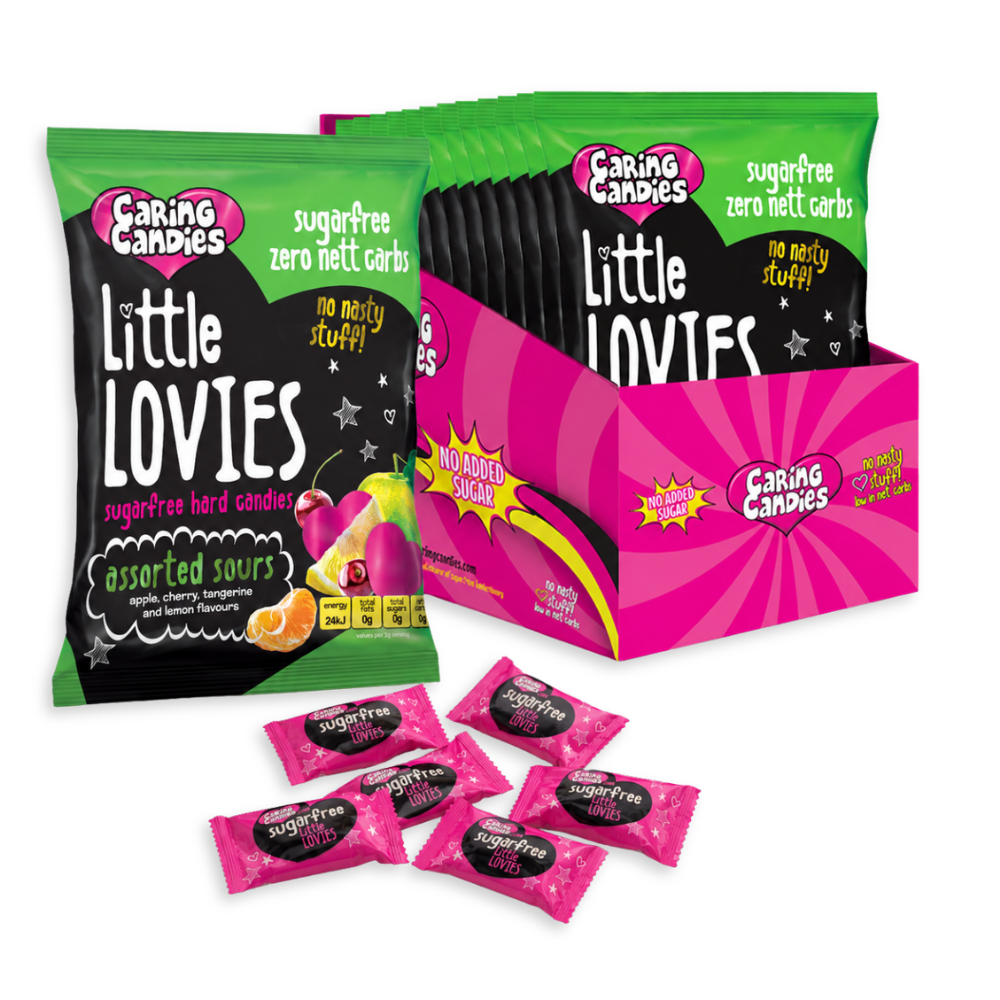 Sugar Free Candy: Little Lovies | 100g | Assorted Sours