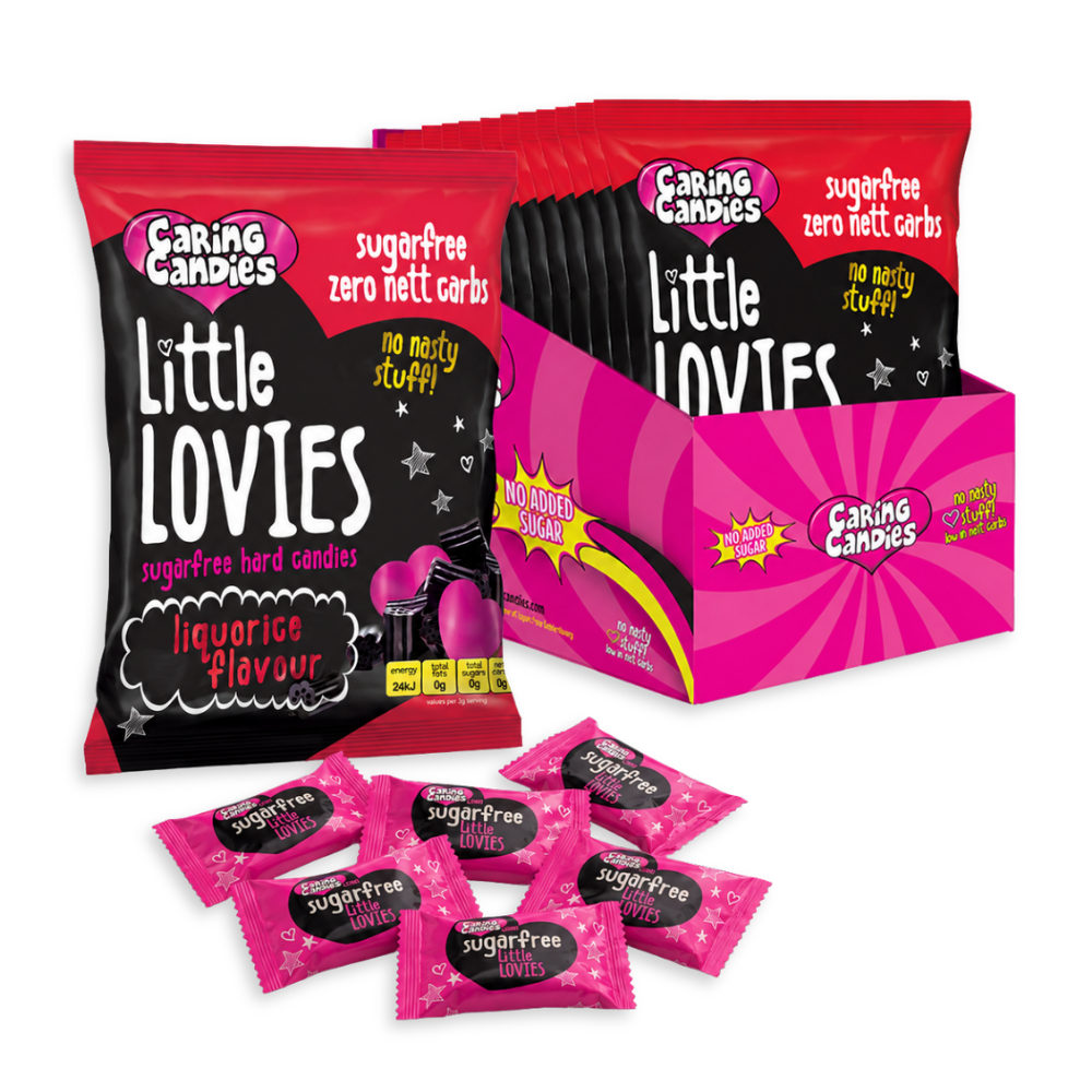 Sugar Free Candy: Little Lovies | 100g | Liquorice