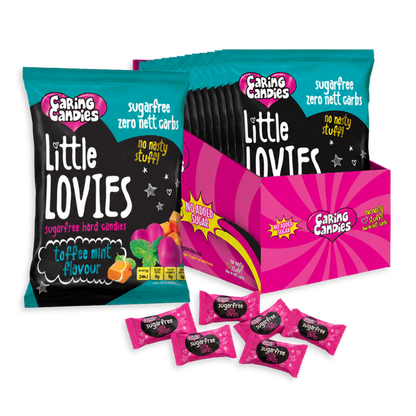 Sugar Free Candy: Little Lovies | 100g | Toffee Mint
