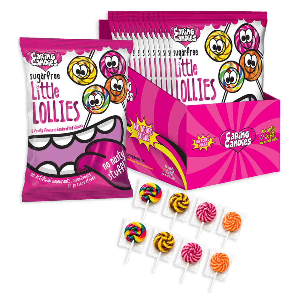 Sugar Free Lollipops: Little Lollies | 80g