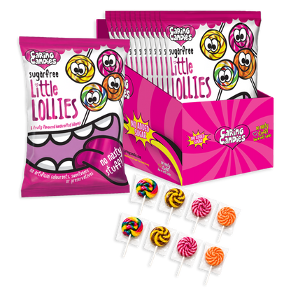 Sugar Free Lollipops: Little Lollies | 80g