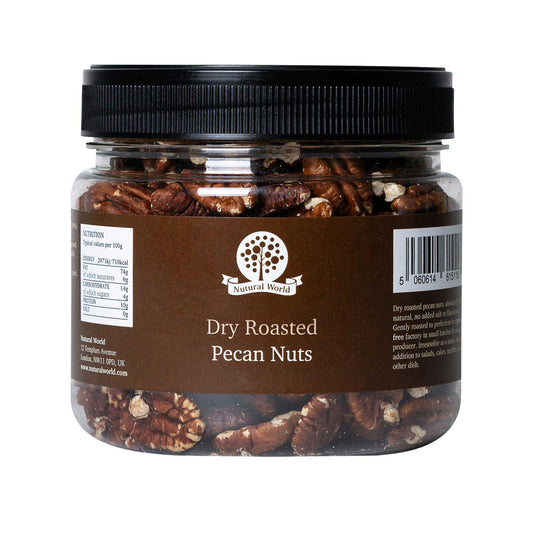 Dry Roasted Pecan Nuts – Unsalted (400g)