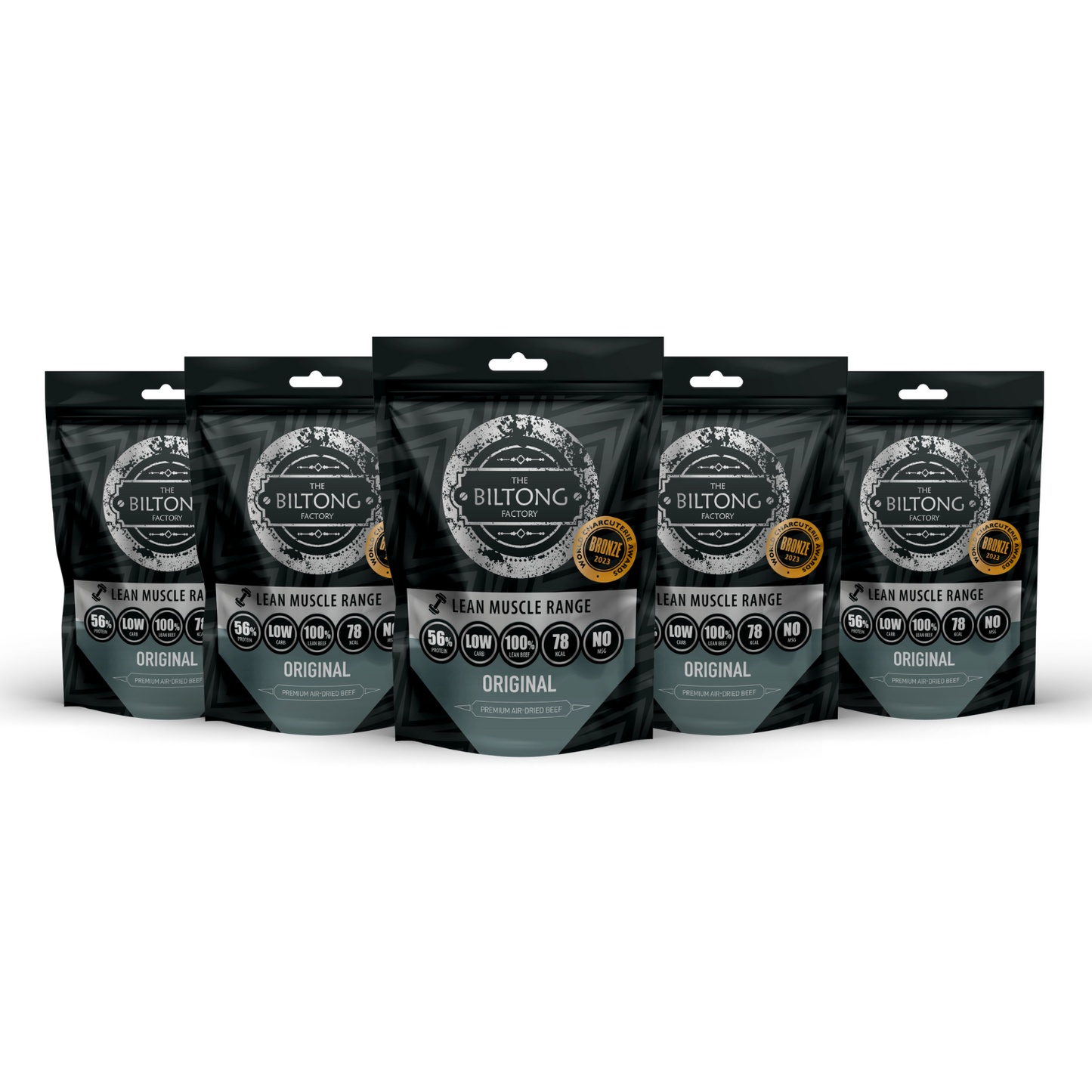 Biltong – Lean Muscle Range (5 x 30g)