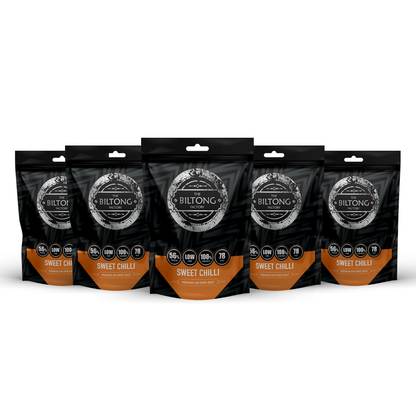 Long Life Biltong Snack Bags (5 x 30g)