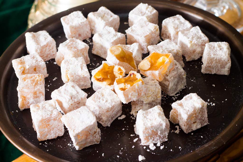 Turkish Delight White Box Double Extra Hazelnut 210g