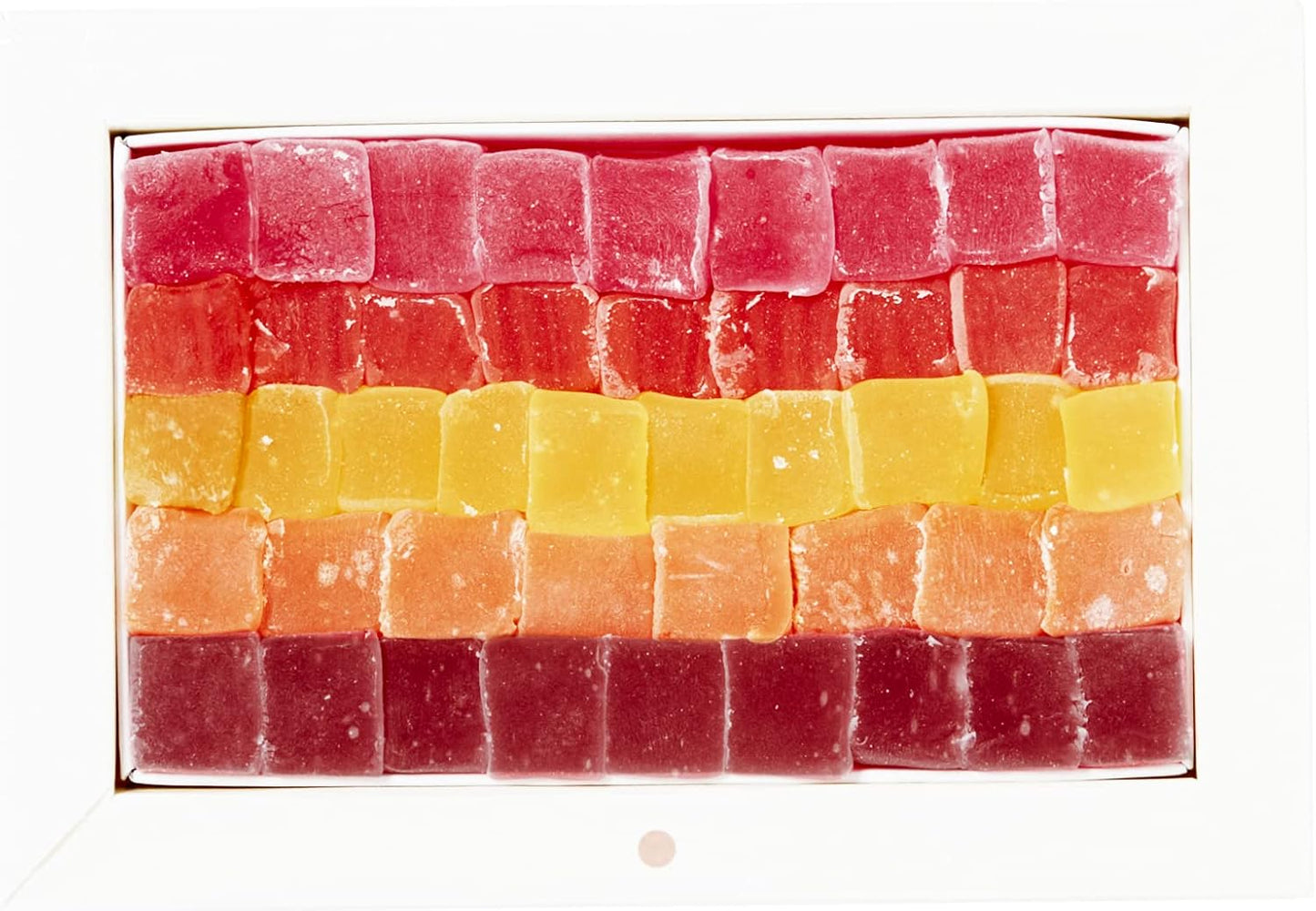 Turkish Delight White Box Strawberry, Peach, Melon, Tangerine, Blackberry Flavours 230g