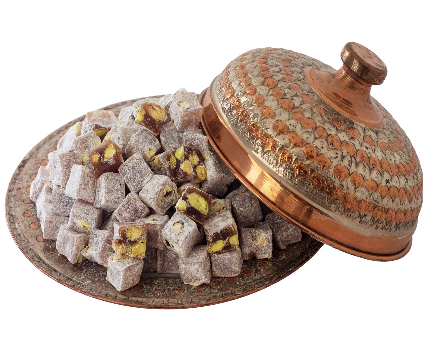 Turkish Delight White Box Double Extra Pistachio 210g
