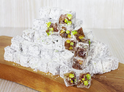 Turkish Delight White Box Double Extra Pistachio 210g