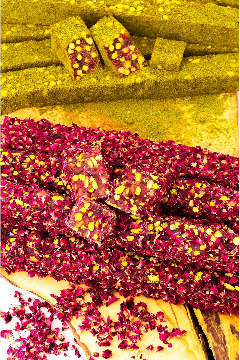 Turkish Delight Luxury Box Pistachio Rose & Pomegranate 250g