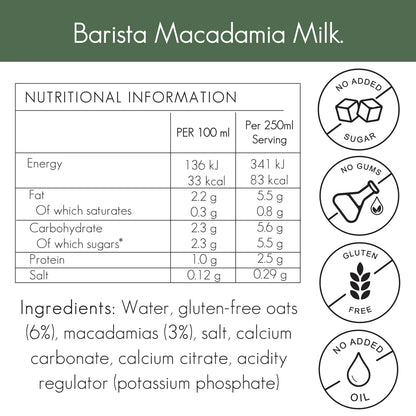Macadamia Milk - 1L