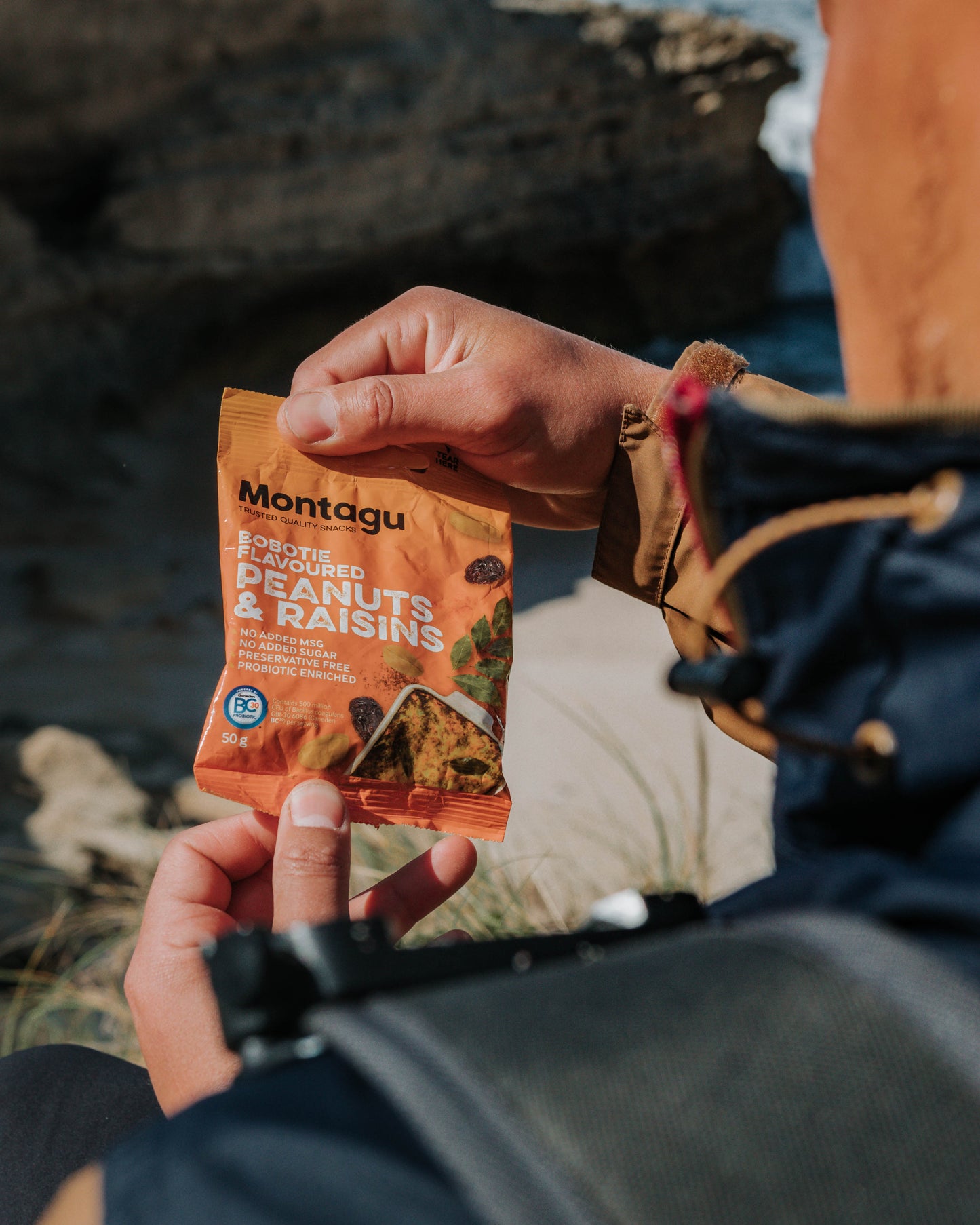 Montagu: Roasted Peanuts & Raisins Mix – Bobotie Flavoured 50g