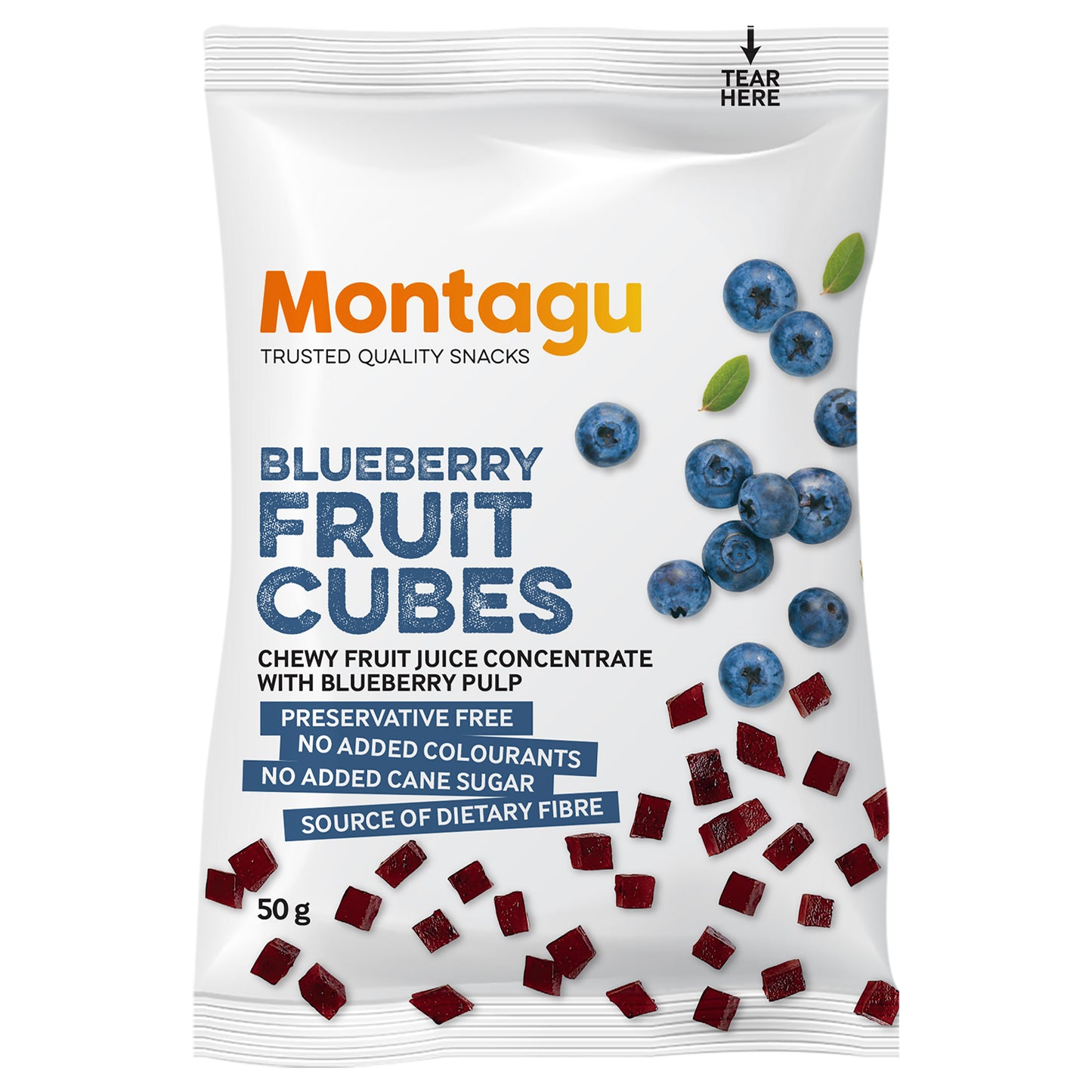 Montagu: Fruit Cubes - Blueberry