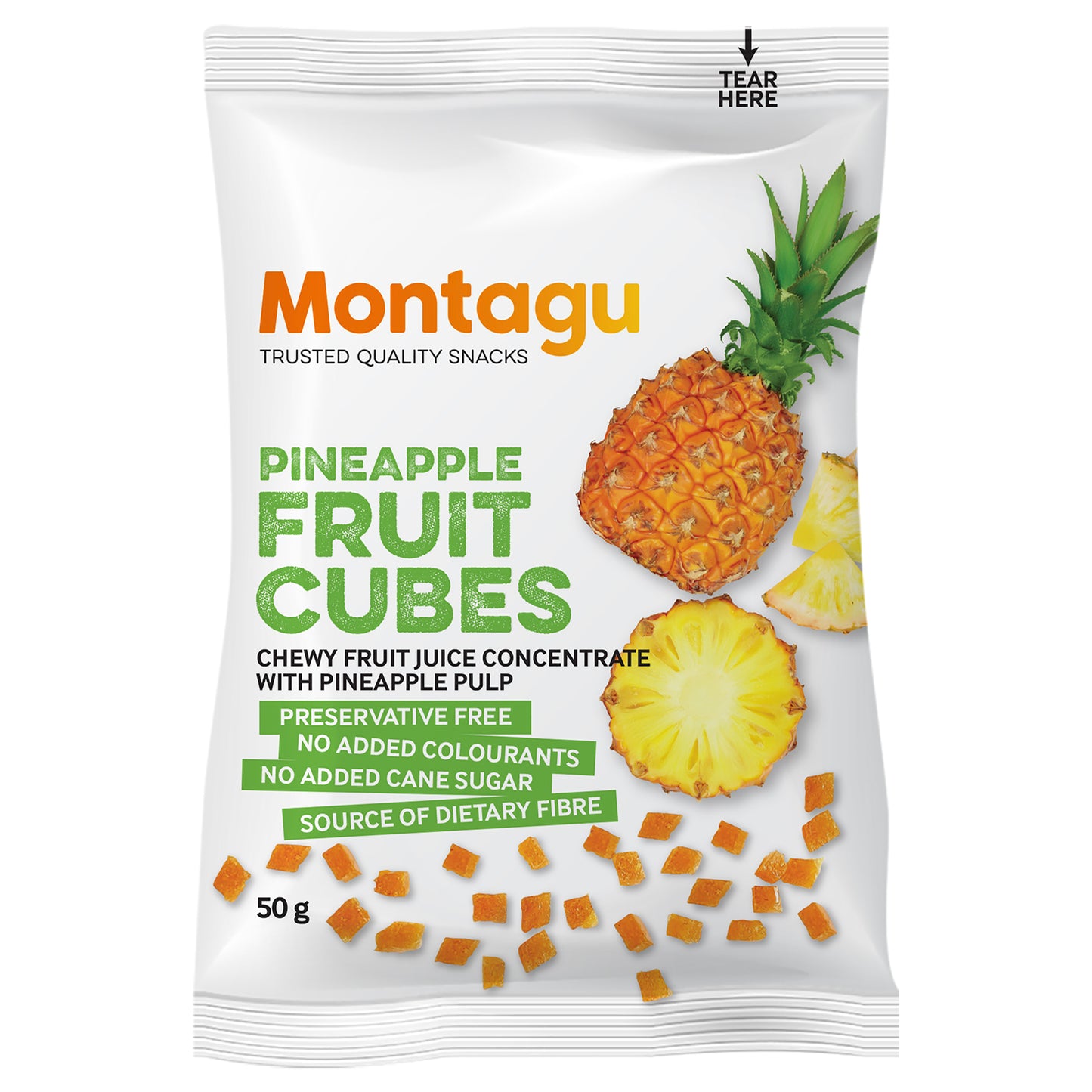 Montagu: Fruit Cubes - Pineapple