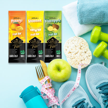 Dried Fruit Roll Ups Banana, Pineapple & Mango 25g x 15 pack