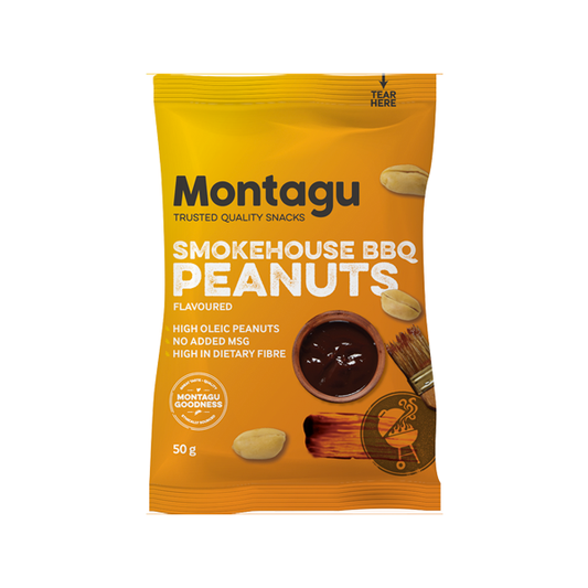 Montagu: Roasted Peanuts Smokehouse BBQ Flavoured 50g