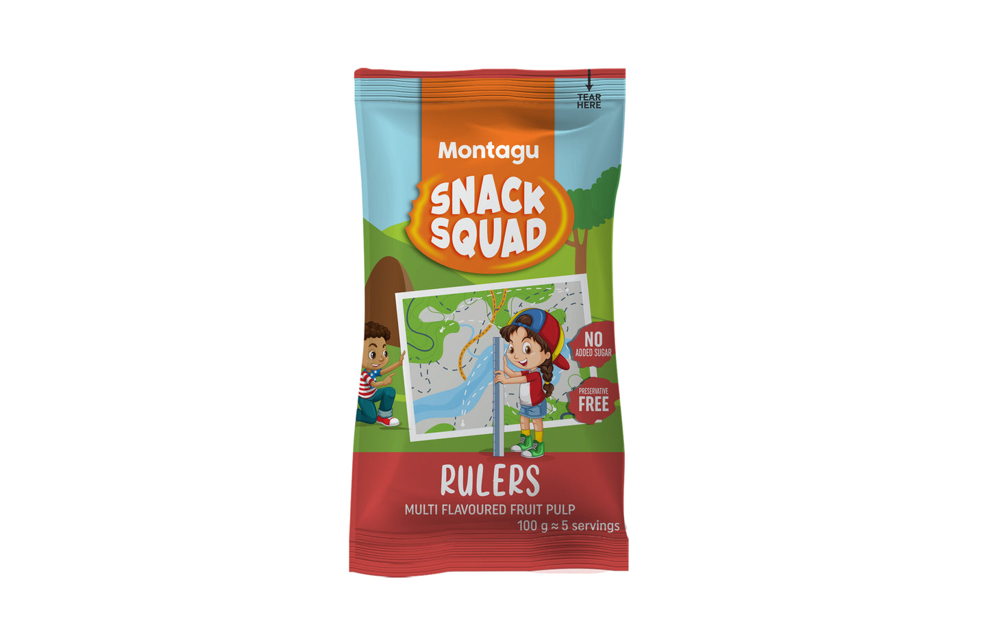 Montagu: Snack Squad Fruit Rulers – Mixed Fruit