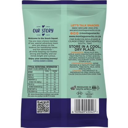 Montagu: Snack Squad Fruity Ropes – Mango