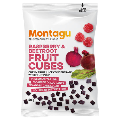 Montagu: Fruit Cubes - Raspberry & Beetroot