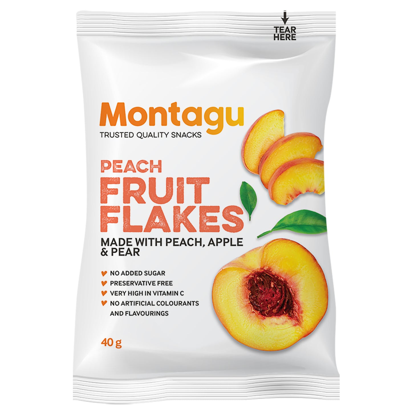 Montagu: Fruit Flakes - Peach