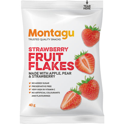 Montagu: Fruit Flakes - Strawberry