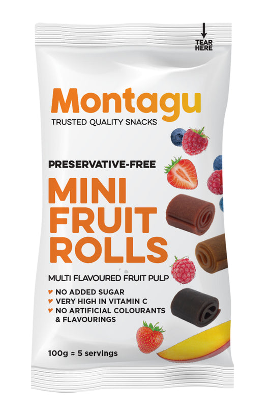 Montagu:Preservative Free Mini Fruit Rolls – Assorted