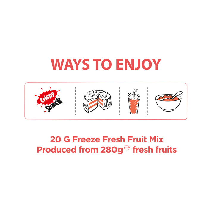 Fruit Mix Freeze-Dried Snacks | Pol's Freeze Fresh- 10 Pack