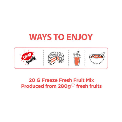 Fruit Mix Freeze-Dried Snacks | Pol's Freeze Fresh- 10 Pack