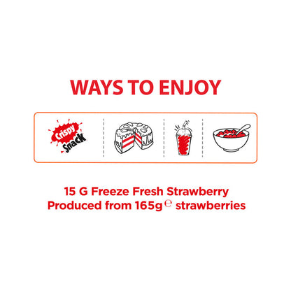 Strawberry Freeze-Dried Fruit Snacks | Pol's Freeze Fresh- 10 Pack